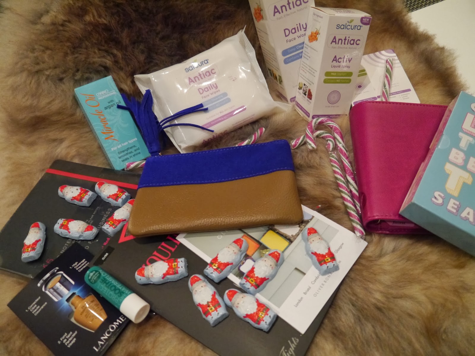 Christmas goodie bag,  From Manchester fashion week,  For Official bloggers !