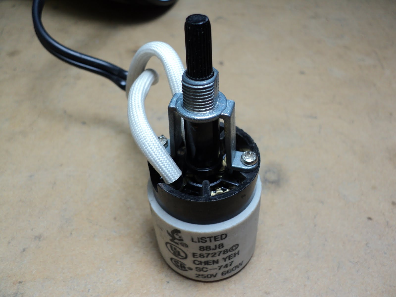 A Rotary Switch Repair, How To Fix A Lamp Rotary Switch