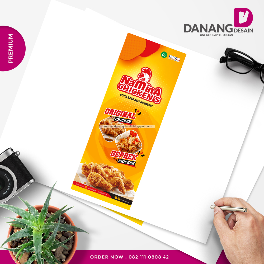Contoh Desain Spanduk Banner Fried Chicken - Contoh Desain Banner Spanduk