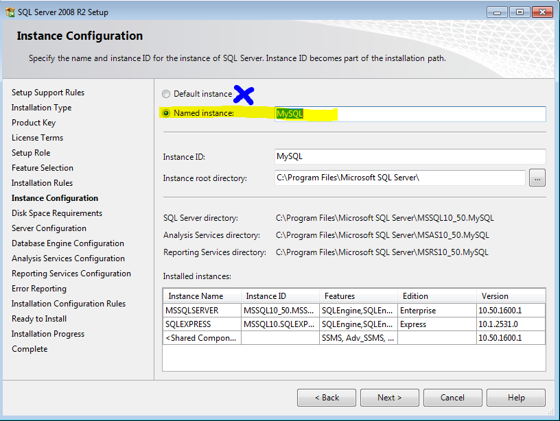 Create New Instance Sql Server – UBJYDP