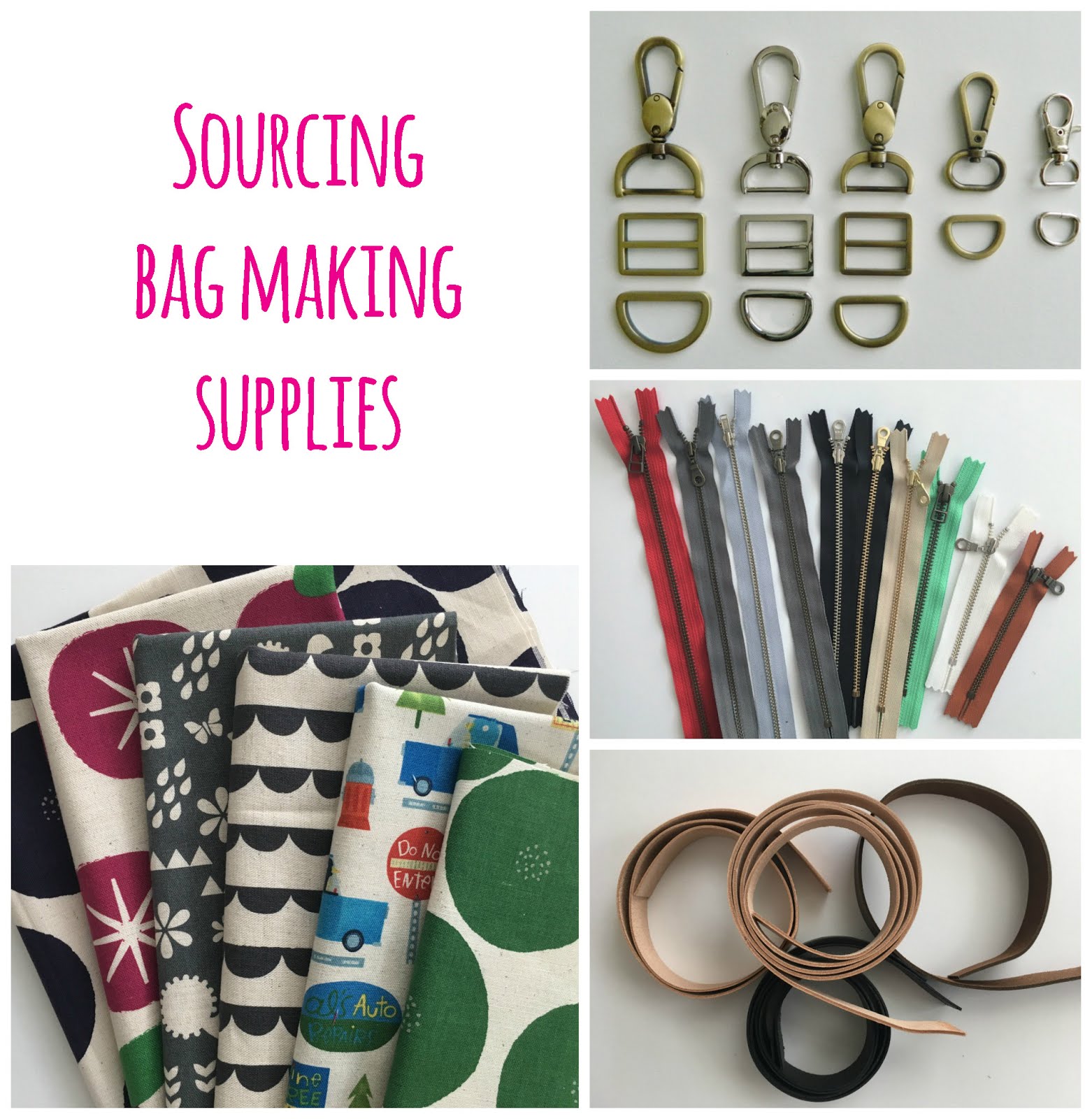 buying bag making supplies