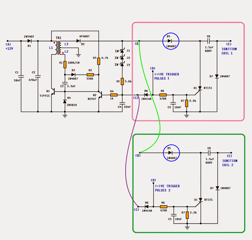 Dc Cdi Circuit For Motorcycles