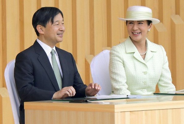 Emperor Naruhito and Empress Masako attended the 70th National Tree Planting Festival at the Aichi Prefecture Forest Park