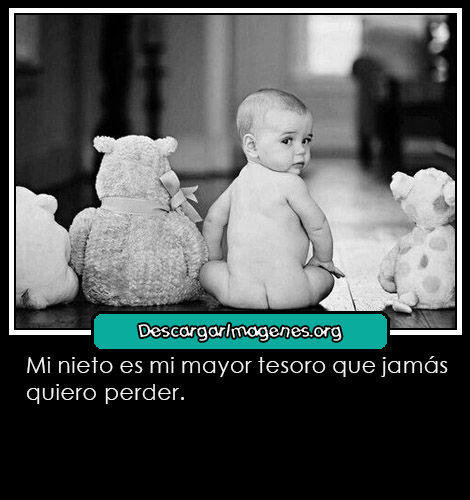 Pensamientos tiernos para nieto.