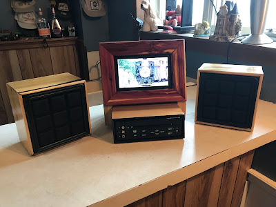 The completed entertainment system 