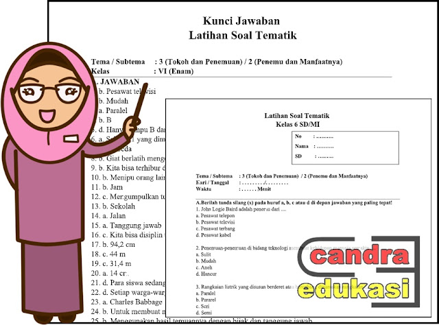 Soal Tematik Kelas 6 Tema 3 Subtema 2 Dan Kunci Jawaban