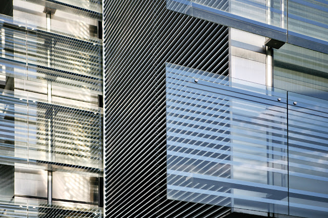 Glass facade detail