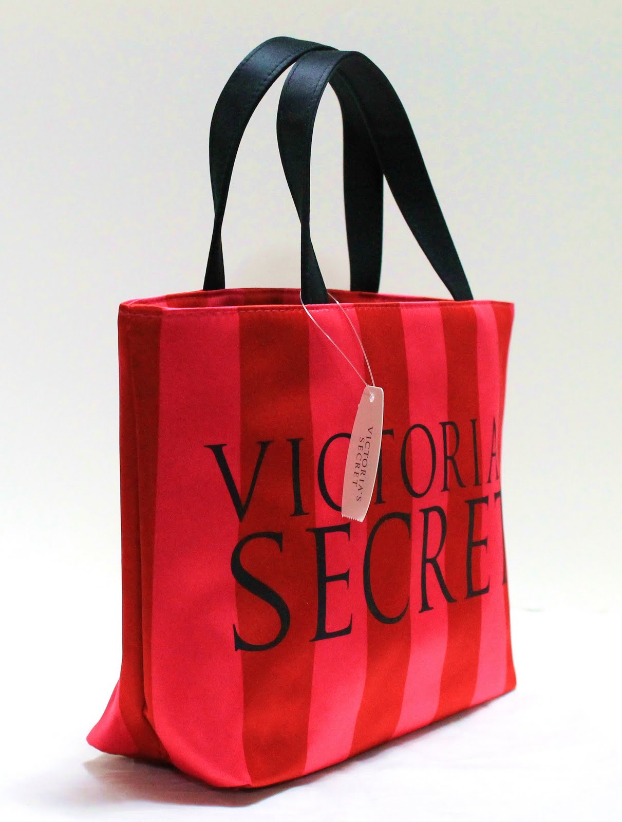 clear victoria secret tote