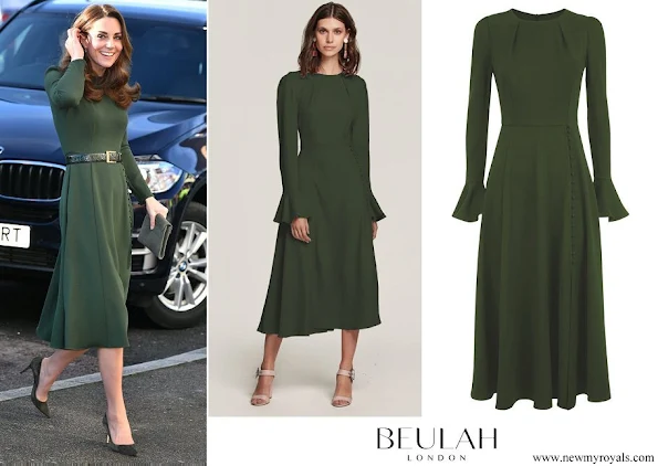 Kate Middleton wore Beulah London Yahvi Midi Dress