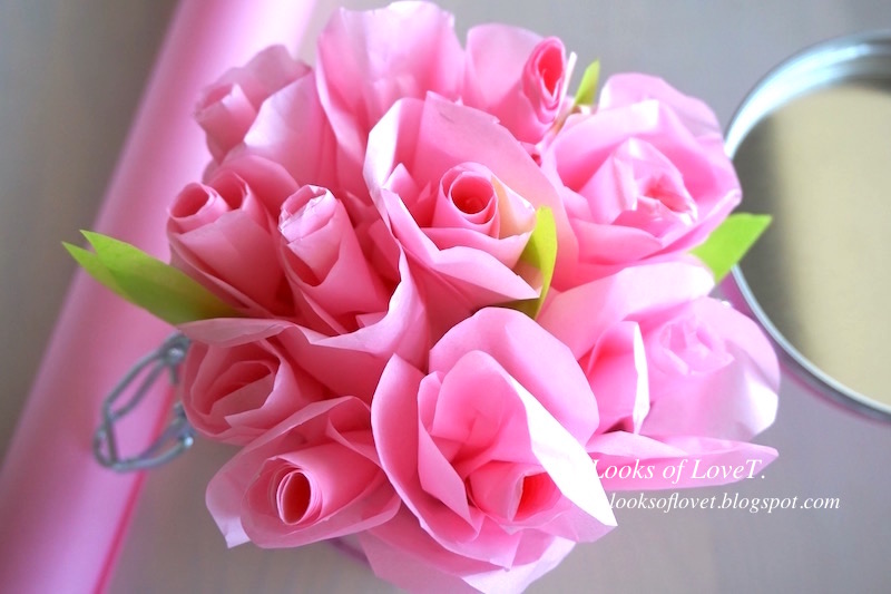DIY Rosen aus Papier basteln - wohnen & dekorieren im Frühling Fashion
