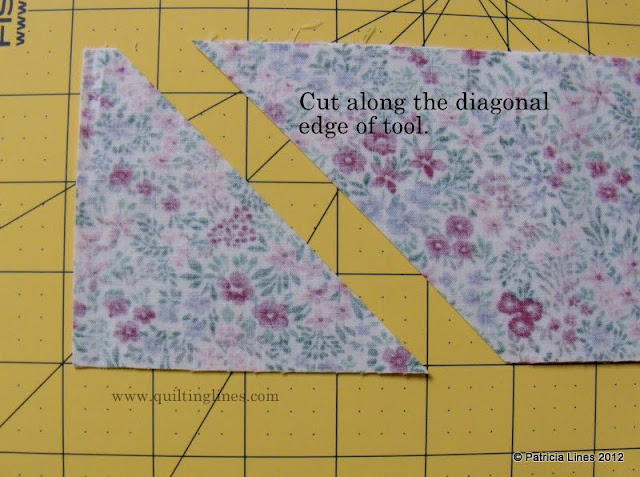 Quilting Lines: Cutting with the Easy Angle