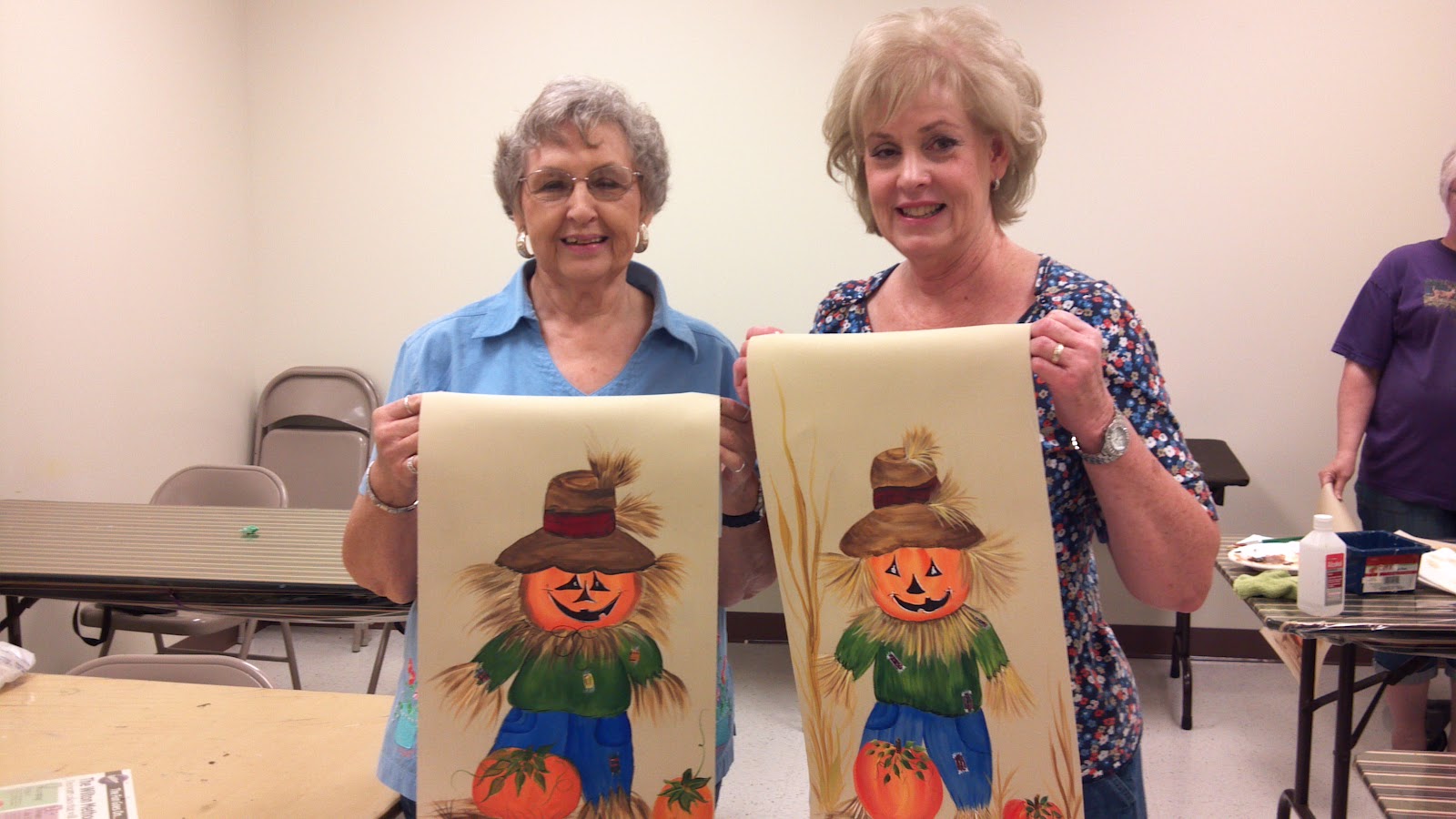 Steph's Paint Studio Hobby Lobby ScareCrow Paint Class 9/7/12
