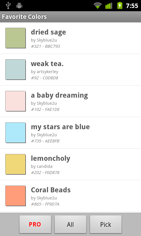 Android light blue color code - teachtolf