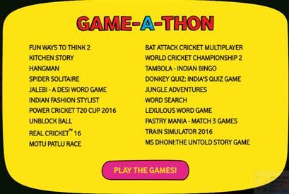 VODAFONE U -ENJOY GAME-A-THON, THE ULTIMATE GAMING EXPERIENCE WITH VODAFONE U