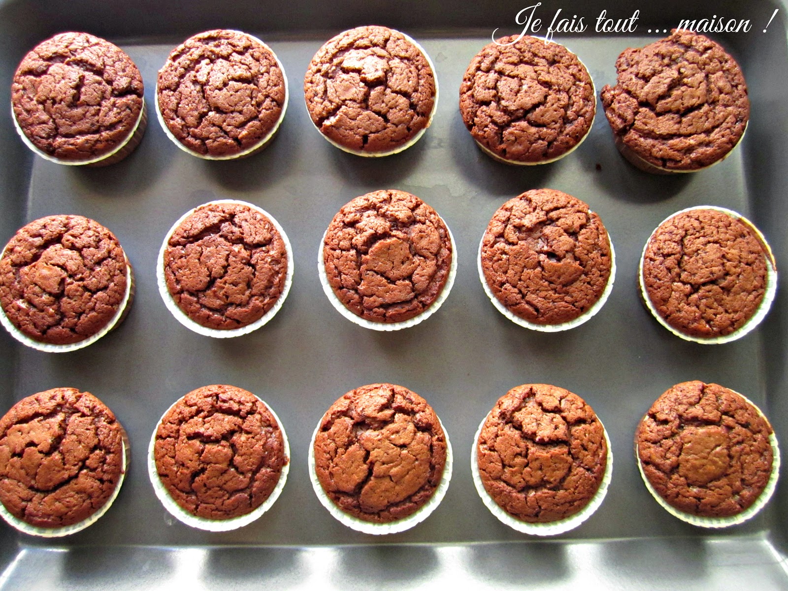 Muffins très moelleux au chocolat