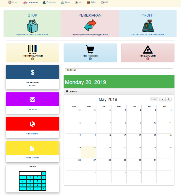 Software kasir online restoran cafe