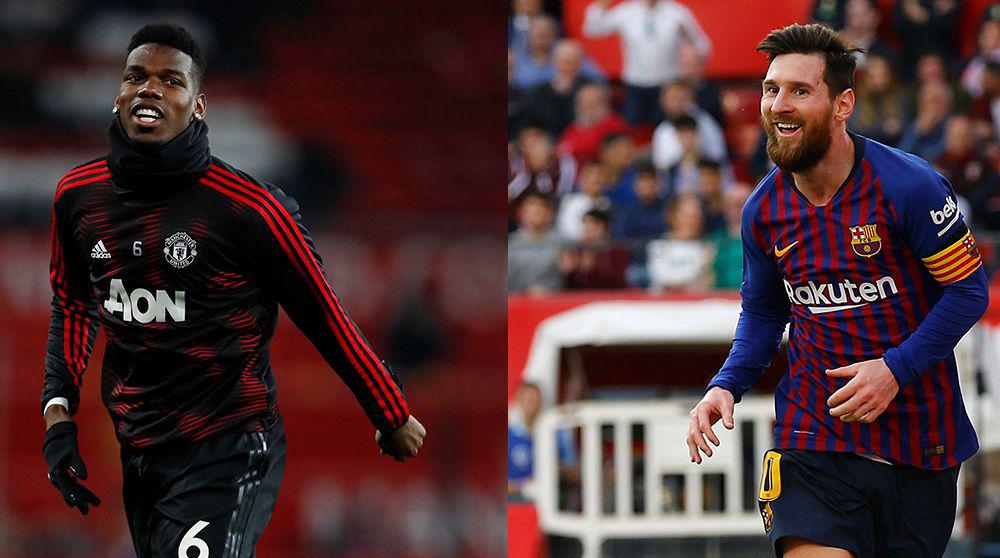 مقابلة بين برشلونة وفريق مان يونايتد ضمن دوري الابطال الاياب