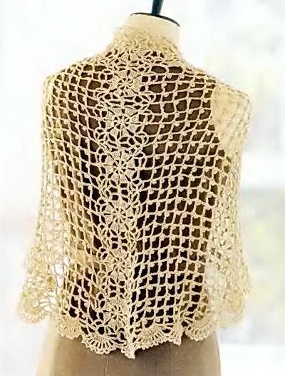Crochet Shawls: Crochet Lace Shawl Pattern for Summer ...
