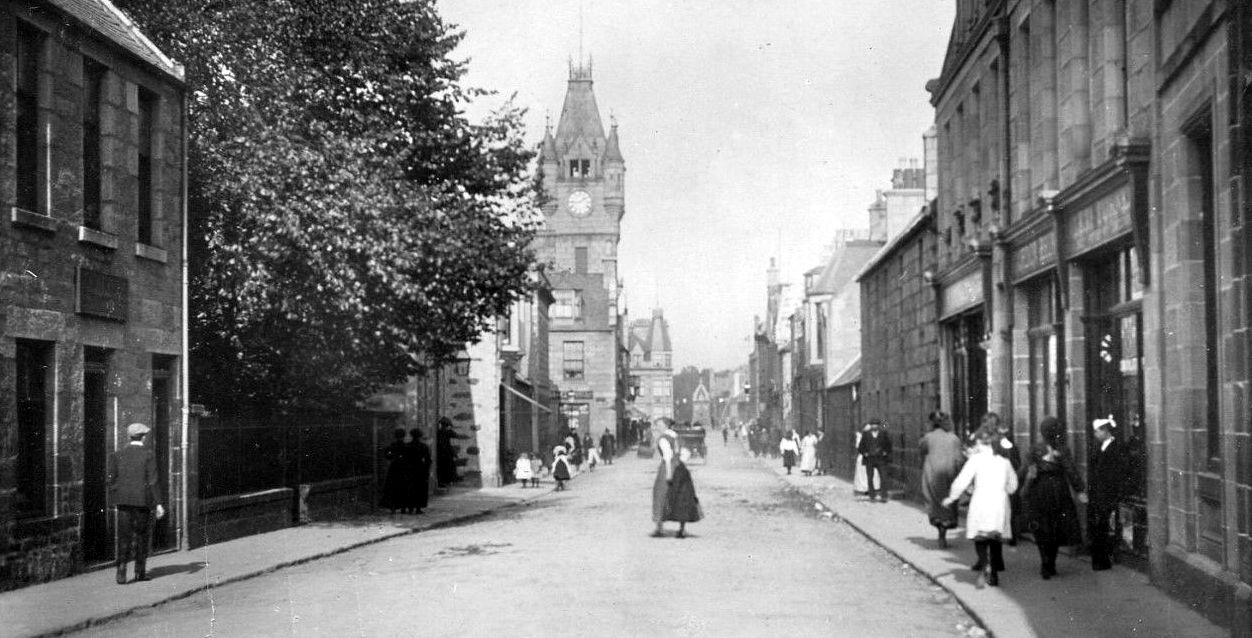 Tour Scotland Old Photograph Gordon Street Huntly Scotland