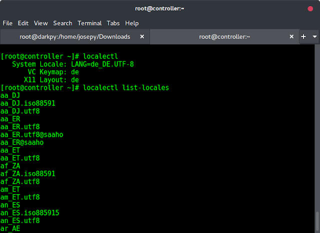 Top Things to do after fresh installation of CentOS 7.x minimal 7 locale ctl
