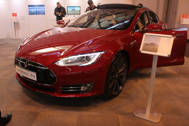 Tesla Model S Photograph of a Tesla Model S