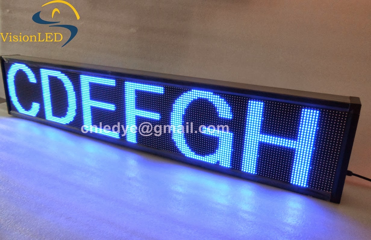 PetroLed: Full color led moving message sign Pitch 7.62mm