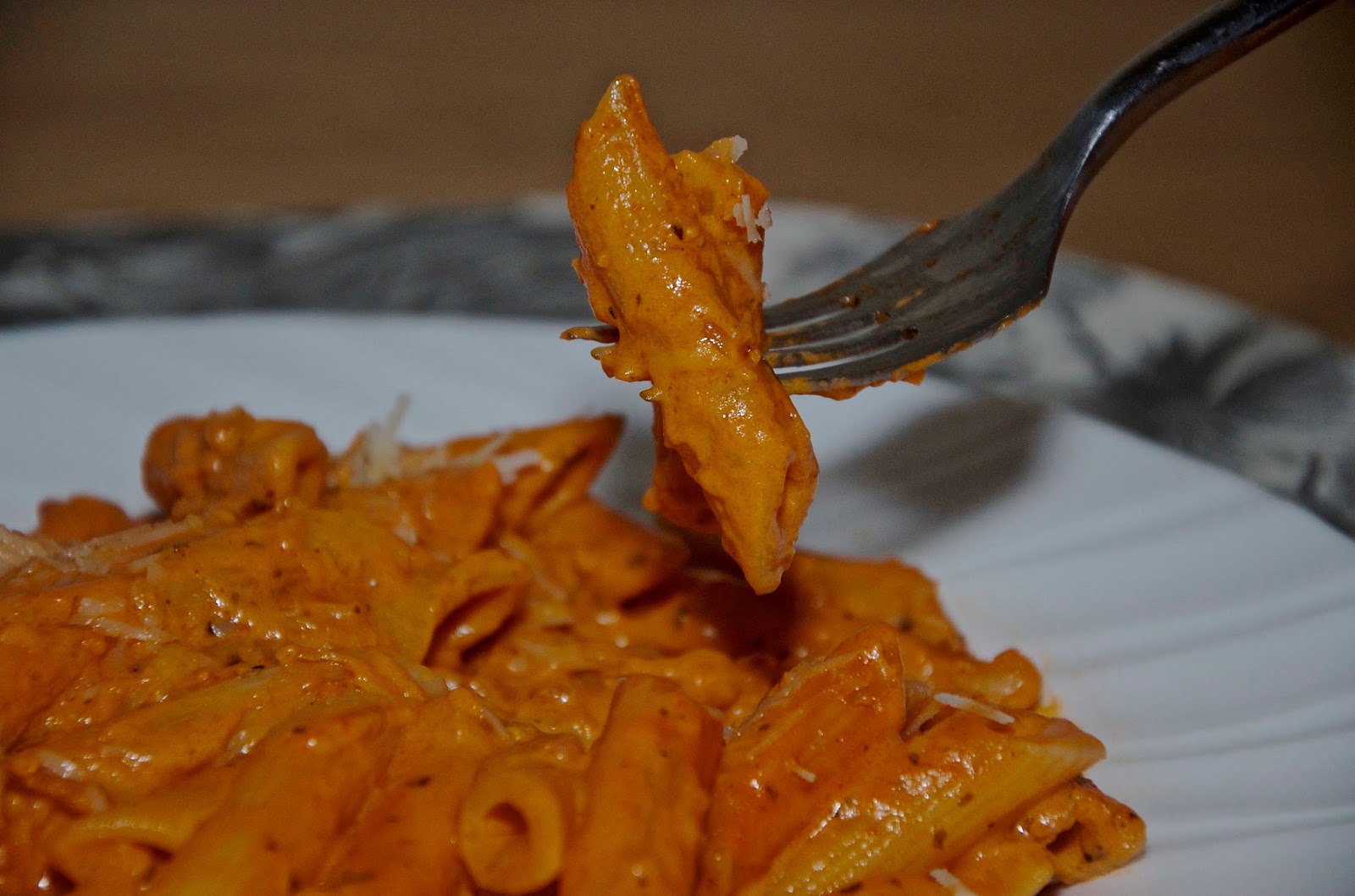 Penne in Creamy Tomato Vodka Sauce