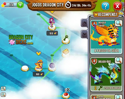 Ilha dos Jogos Dragon City - Passos da Aventura! Ilha dos Jogos Dragon City - Passos da Aventura!