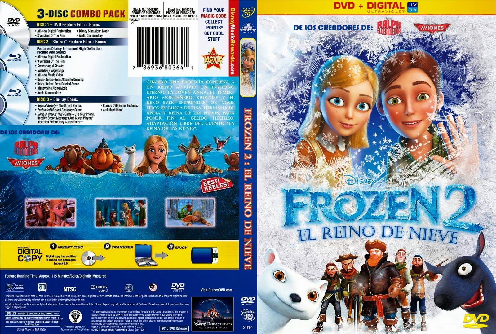 ESTRENOS EN BLU RAY FROZEN 2