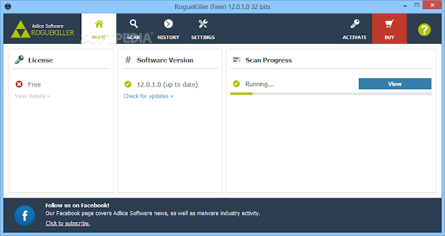 تحميل برنامج تسريع النظام وتنظيف الرجيستري RogueKiller 12.0.3.0
