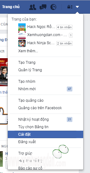 Hướng dẫn đổi mật khẩu facebook Huong dan doi mat khau facebook