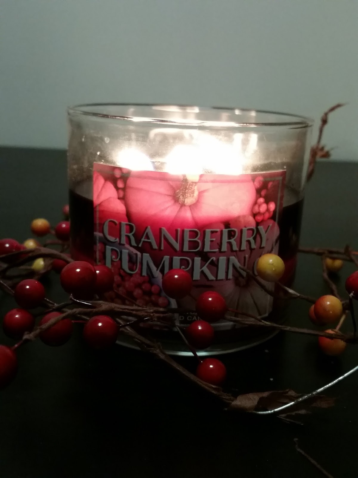 CANDLE SPOTLIGHT Cranberry Pumpkin