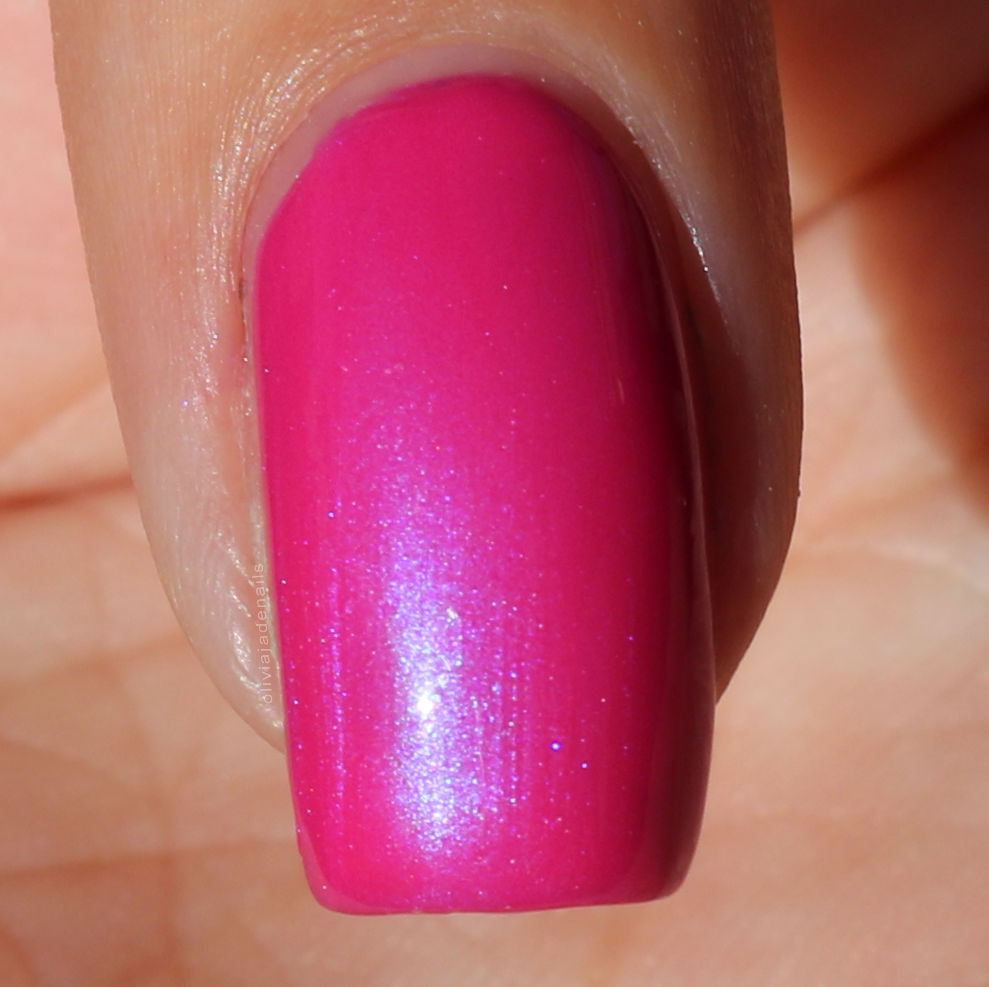 Grace-full Nail Polish Opals Are Blue swatched by Olivia Jade Nails