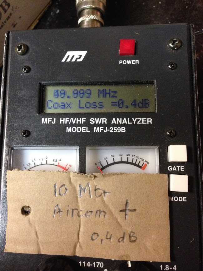 PE4BAS Amateur Radio Weblog Researching coax loss