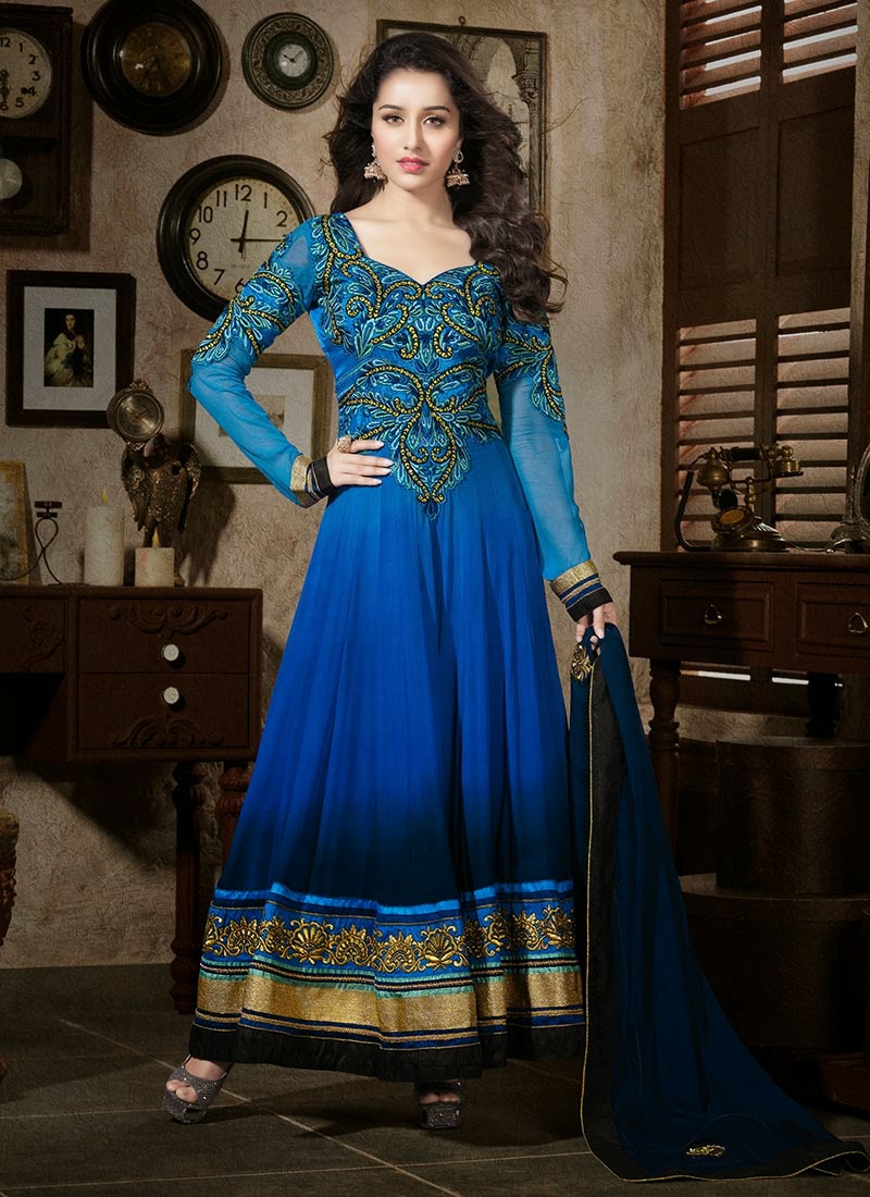 shraddha kapoor long frocks