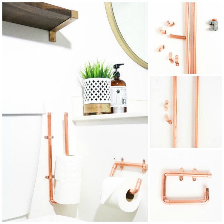 Cool DIY Copper Toilet Paper Holder Diy Fun World