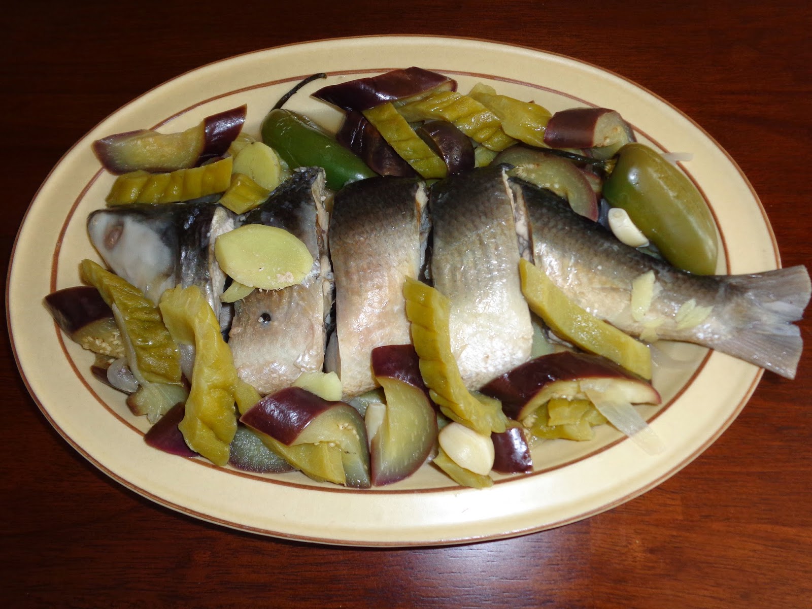 Filipino Food Aficionado Paksiw na Bangus (Milkfish Stewed in Vinegar)