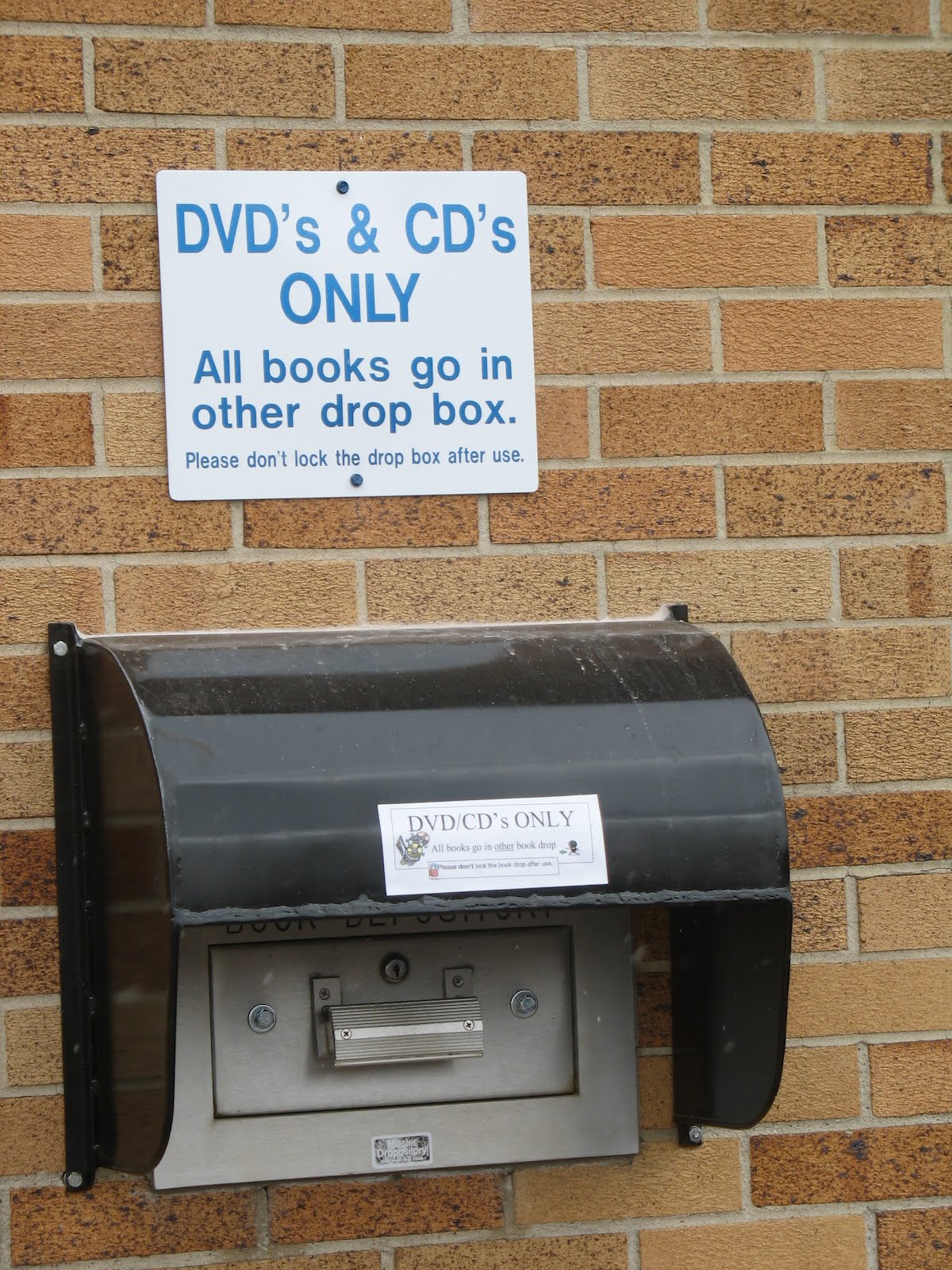 Friends of the Kasson Public Library Two New Drop Boxes For the Library