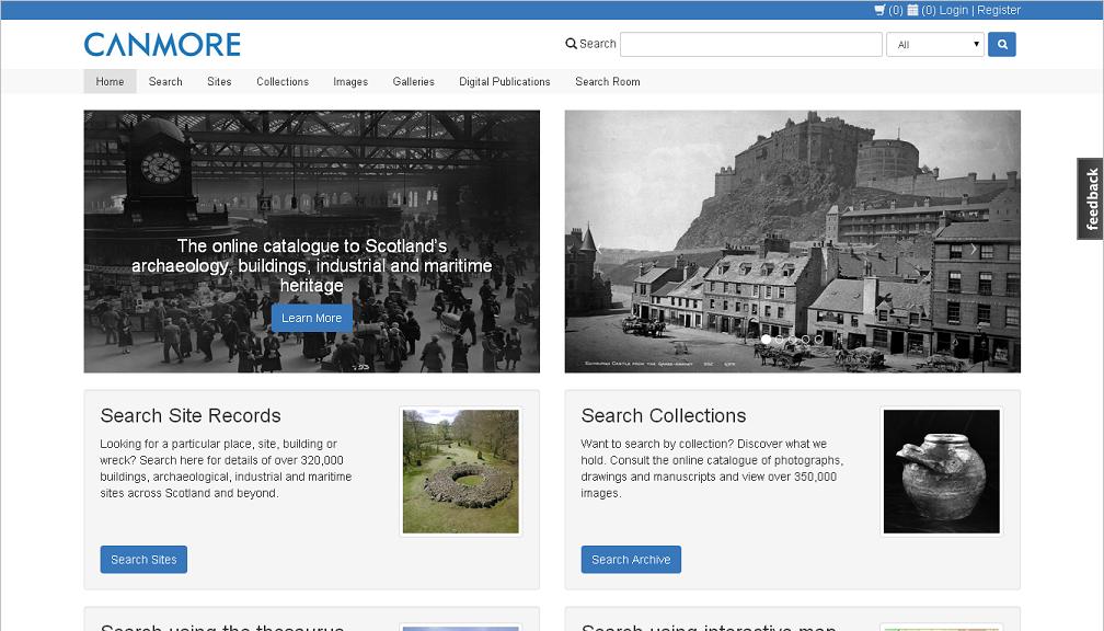 The GENES Blog Scotland's CANMORE database relaunched