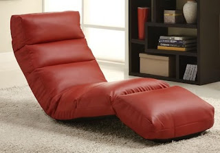 Most Comfortable Modern Floor Chairs For Living Room With Red Colorful Design comfortable living room chair red contrast leather material floor sit