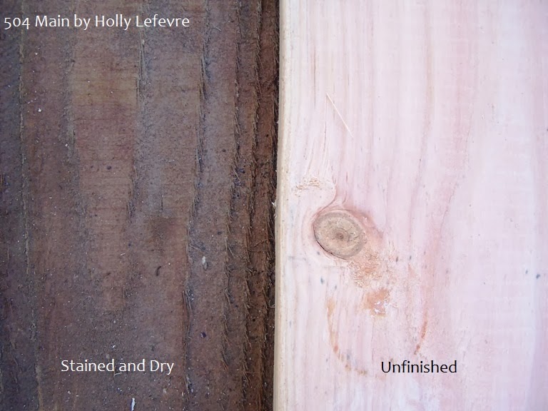 504 Main by Holly Lefevre How to Age Wood with Apple Cider Vinegar