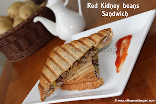 Red Kidney beans Sandwich 