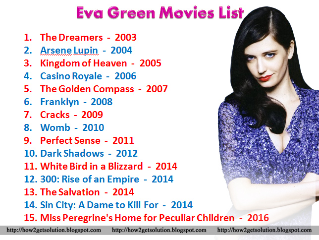 Happy Birthday Photo: Eva Green Movies List | Debut Film "The Dreamers