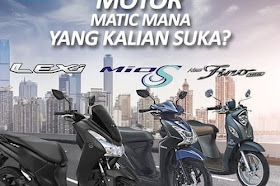 DP Uang Muka Yamaha Matic Hanya Rp 500.000 | Lihat Skema Angsuran Cicilannya Pasti Pas Buat Anda.