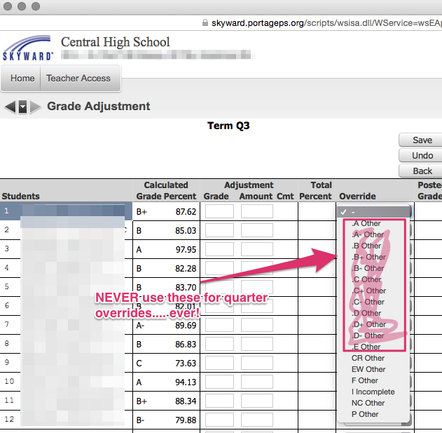 PPS Tech Integration and Training Skyward Tech Tip Adjusting PPS Tech Integration and Training Skyward Tech Tip Adjusting