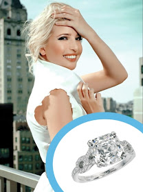 trump ivanka engagement ring wedding kushner jared celebrity rings cushion engaged diamond her mania fashion cut carat proposed boyfriend late