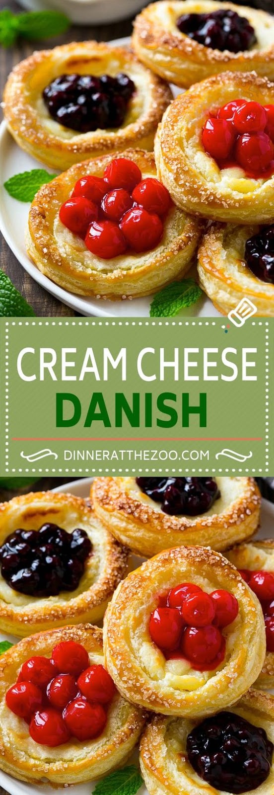 CREAM CHEESE DANISH WITH FRUIT Quachhung Food