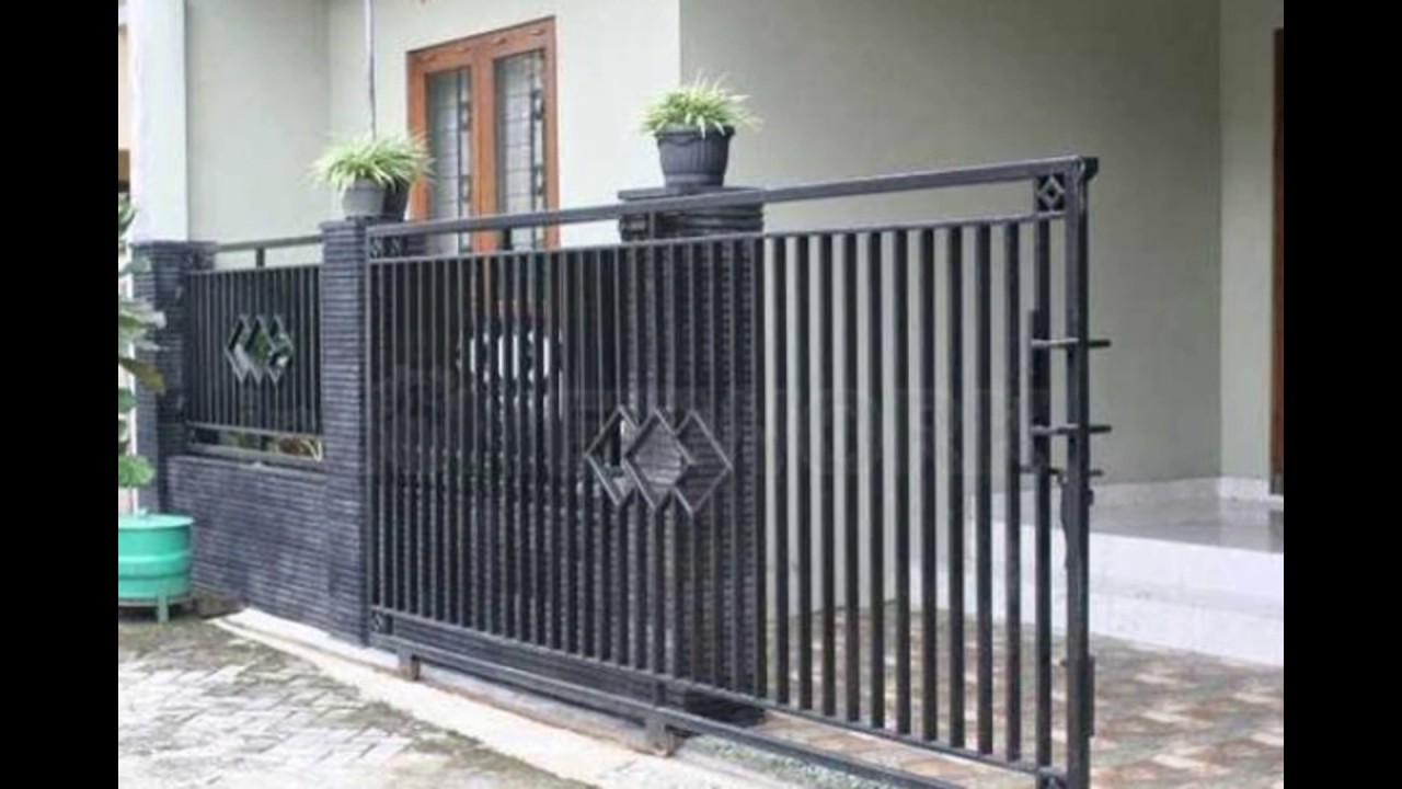 10 Desain Pagar Besi Minimalis Update Gambar Terbaru