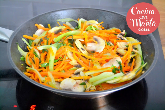 Quiche de verduras, quinche o pastel frío de verduras. Receta casera, fácil y rápida. Cocina con Marta