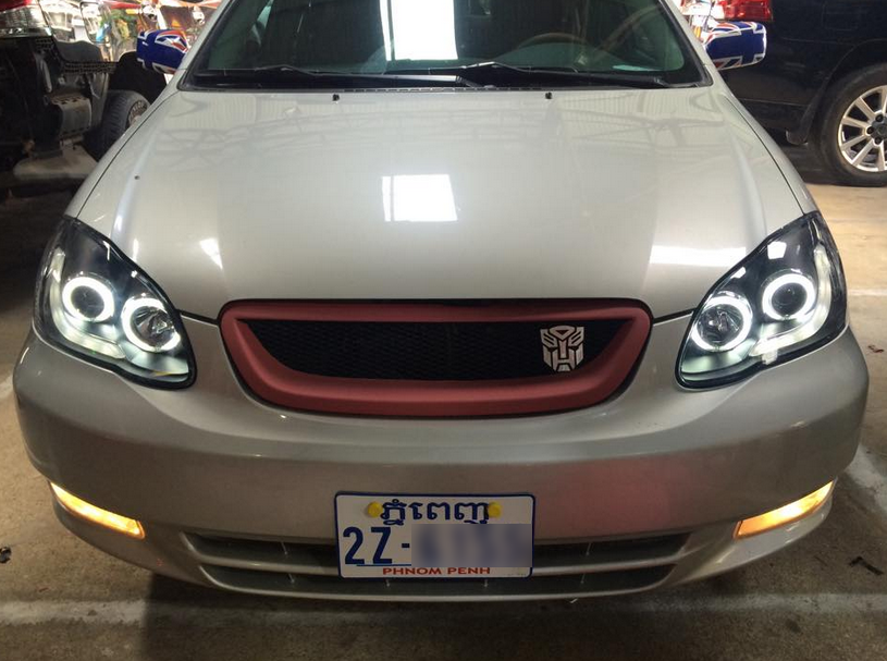 Neon headlight Corolla 2003 290 Cambodia Auto